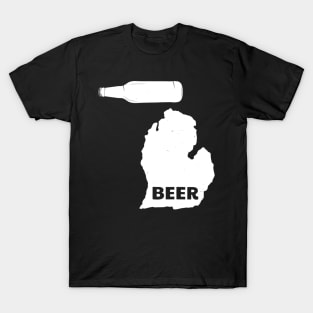 Beer Michigan TShirt State Brewery Brewing Craft Brew Gift T-Shirt